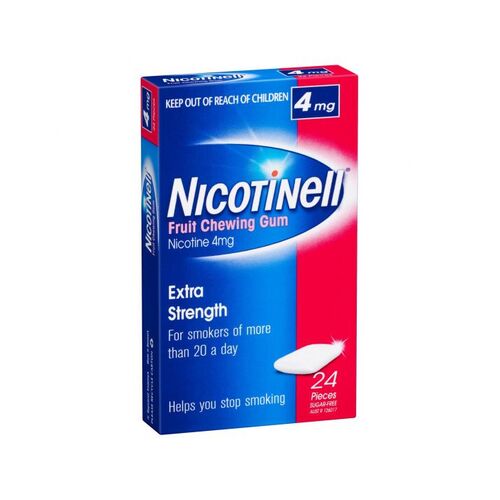 Nicotinell Gum Fruit 4mg 24 Pack