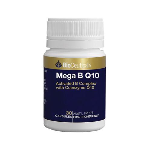 BioCeuticals Mega B Q10 30 Capsules 