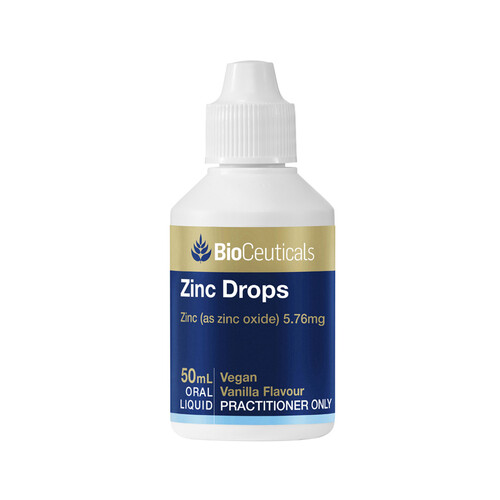BioCeuticals Zinc Drops Vanilla Oral Liquid 50ml 