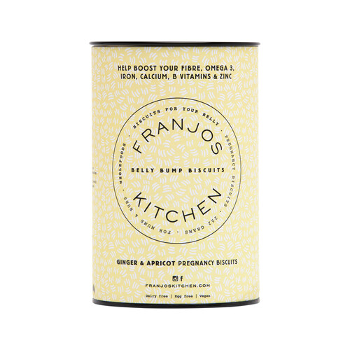 Franjos Kitchen Belly Bump Biscuits Ginger & Apricot Belly Bump Pregnancy Biscuits 252g