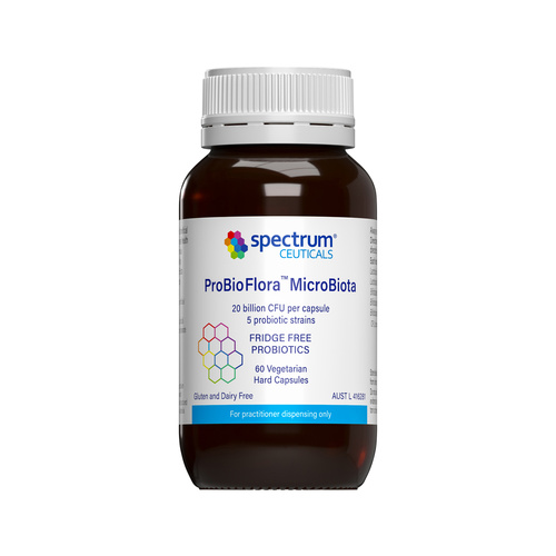 Spectrumceuticals ProBioFlora MicroBiota (Fridge Free Probiotics) 60 Vegan Capsules