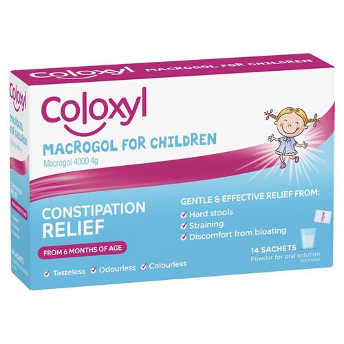 Coloxyl Macrogol For Children 14 Sachets