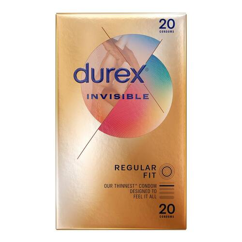 Durex Invisible Condom Regular 20 pack