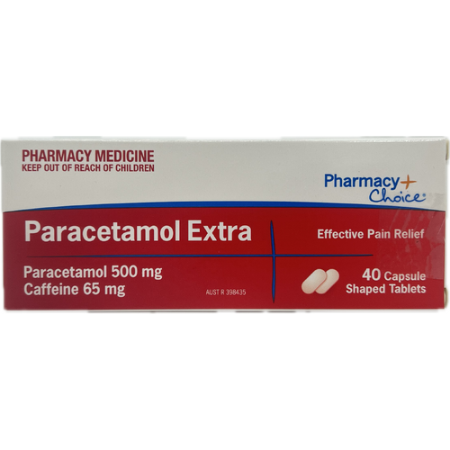 Pharmacy Choice Paracetamol Extra 40 Tablets