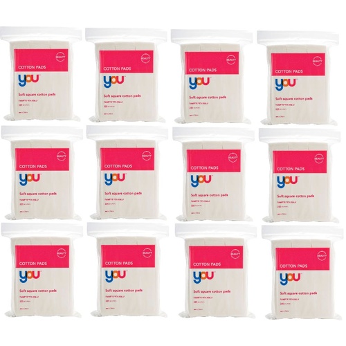 You Cotton Pads 225 Pack [Bulk Buy 12 Units] 