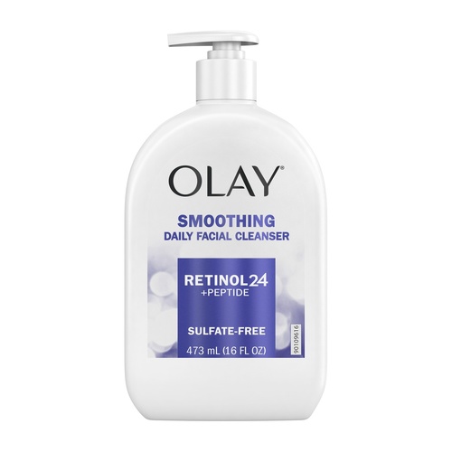 Olay Regenerist Smoothing Cleanser with Retinol24 + Peptide 473ml