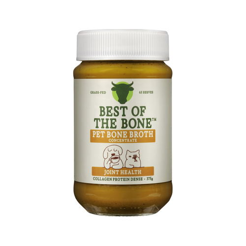 Best of the Bone Bone Buddies Pet Bone Broth Beef Concentrate with Organic Turmeric-Ginger 375g