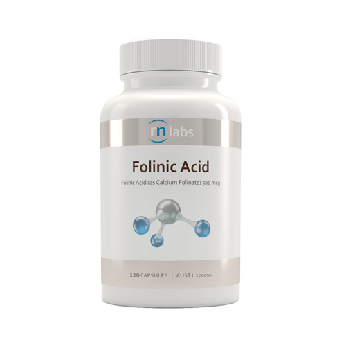 RN Labs Folinic Acid 120 Capsules