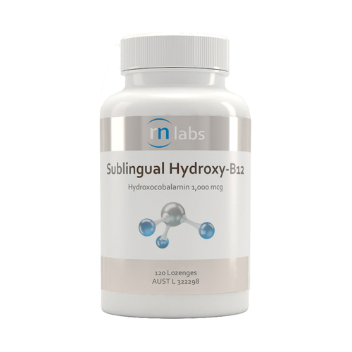 RN Labs Sublingual Hydroxy-B12 Lozenges 120 Tablets