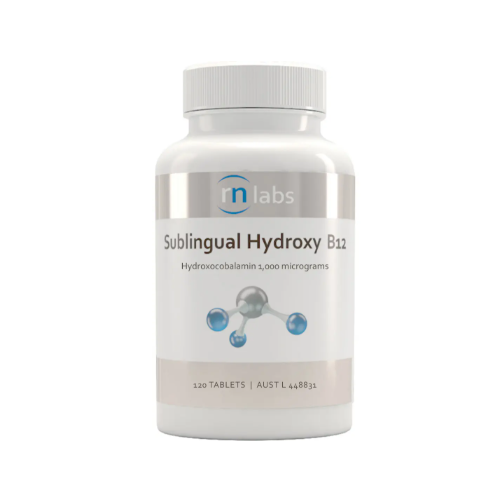 RN Labs Sublingual Hydroxy-B12 120 Chewable Tablets 