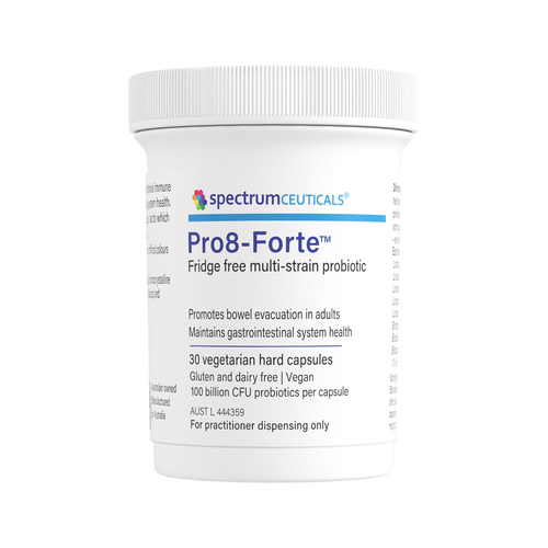 Spectrumceuticals Pro8-Forte (Fridge Free Multi-Strain Probiotic) 30 Vegan Capsules