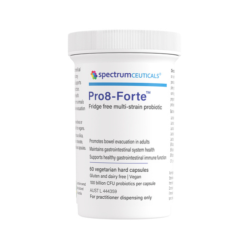 Spectrumceuticals Pro8-Forte (Fridge Free Multi-Strain Probiotic) 60 Vegan Capsules