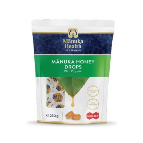 Manuka Health Manuka Honey Drops Propolis Pouch 58 Drops 250g