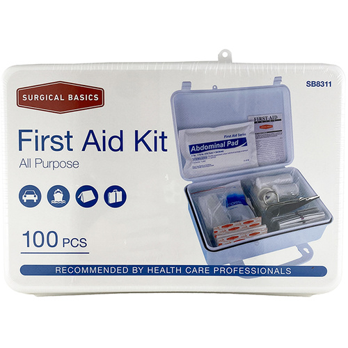 Surgical Basics First Aid Kit (100 Pieces) SB8311