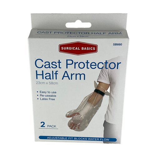 Surgical Basics Cast Protectors Half Arm (23x58cm) 2 Pack