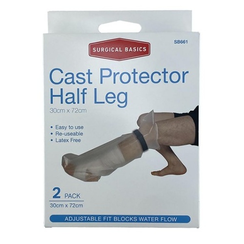 Surgical Basics Cast Protectors Half Leg (30x72cm) 2 Pack