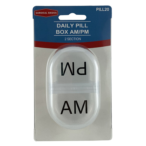 Surgical Basics Daily Pill Box AM/PM