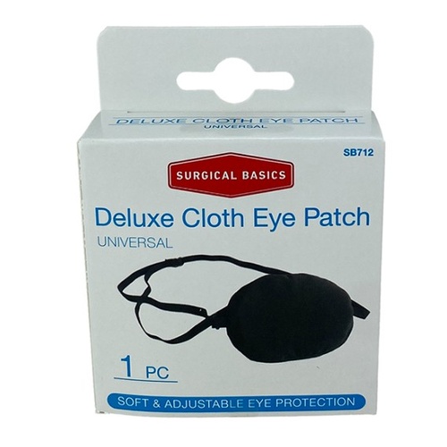 Surgical Basics Deluxe Cloth Eye Patch Box of 6