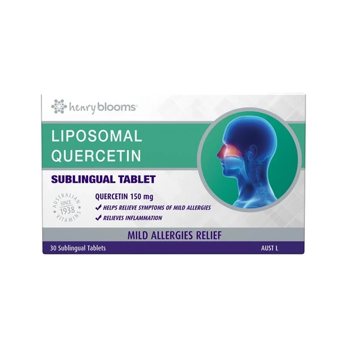 Henry Blooms Liposomal Quercetin Sublingual 30 Tablets