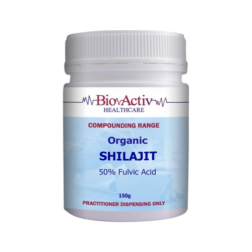Bioactiv Healthcare Compounding Range Organic Shilajit 50% Fulvic Acid 150g