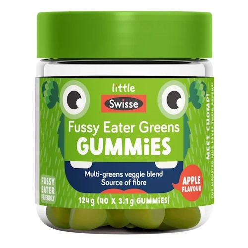 Little Swisse Fussy Eater Greens Gummies 40 Pack