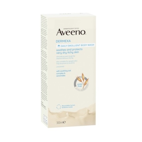 Aveeno Dermexa Daily Emollient Body Wash 300ml