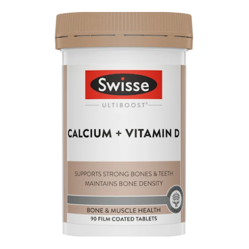 Swisse Ultiboost Calcium + Vitamin D 90 Tablets