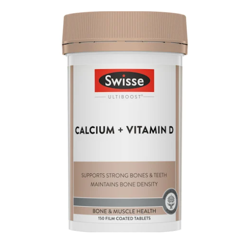 Swisse Ultiboost Calcium + Vitamin D 150 Tablets