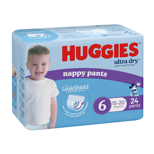 Huggies Nappy Pant Jnr Boy 24 x3