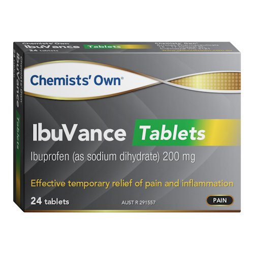 Chemists' Own Ibuvance 200mg 24 tablets 