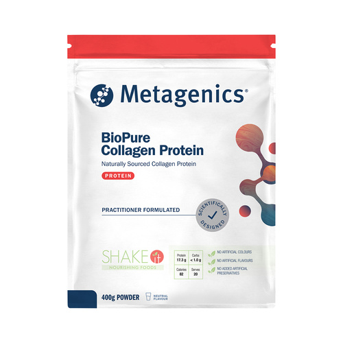 Metagenics BioPure Nourish Collagen Protein 400g
