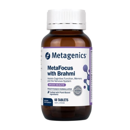Metagenics MetaFocus with Brahmi 60 Tablets