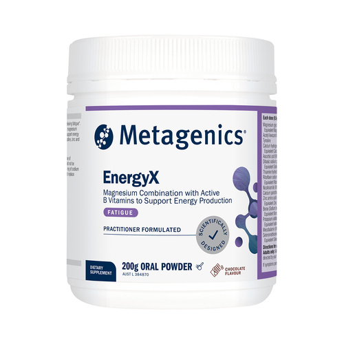 Metagenics EnergyX Chocolate Oral Powder 200g