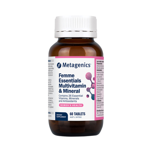 Metagenics Femme Essentials Multivitamin and Mineral 60t