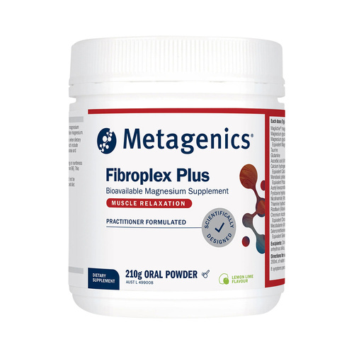 Metagenics Fibroplex Plus Lemon Lime Oral Powder 210g