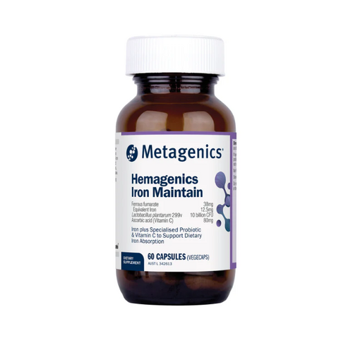 Metagenics Hemagenics Iron Maintain 60 Capsules