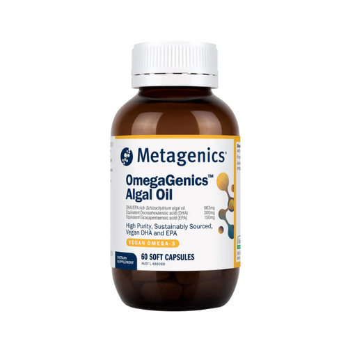 Metagenics OmegaGenics Algal Oil 60 Soft Capsules