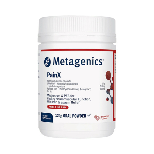 Metagenics PainX Raspberry Oral Powder 120g