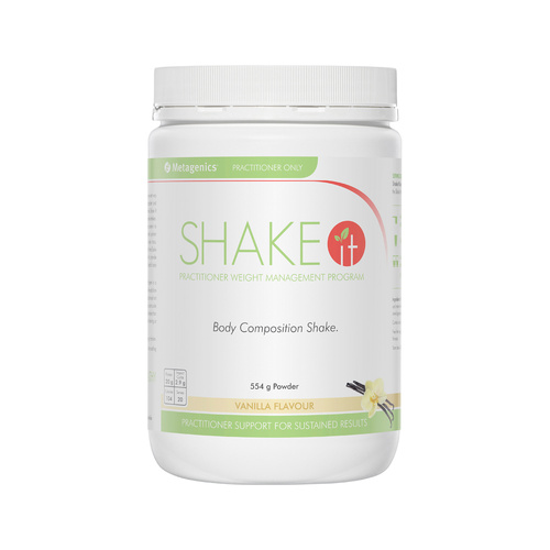 Metagenics Shake It Vanilla Oral Powder 554g