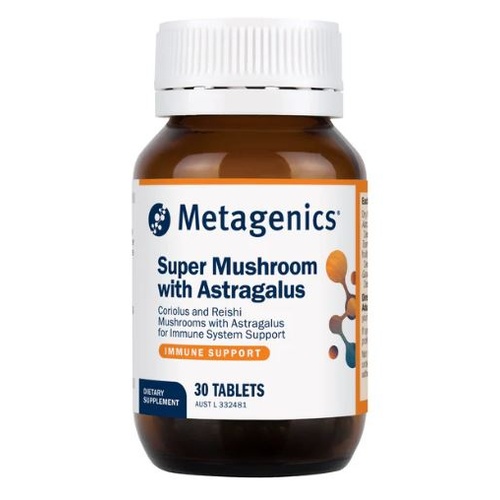 Metagenics Super Mushroom with Astragalus 30 Tablets