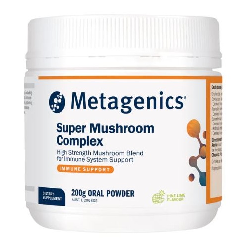 Metagenics Super Mushroom Complex Pine Lime Oral Powder 200g
