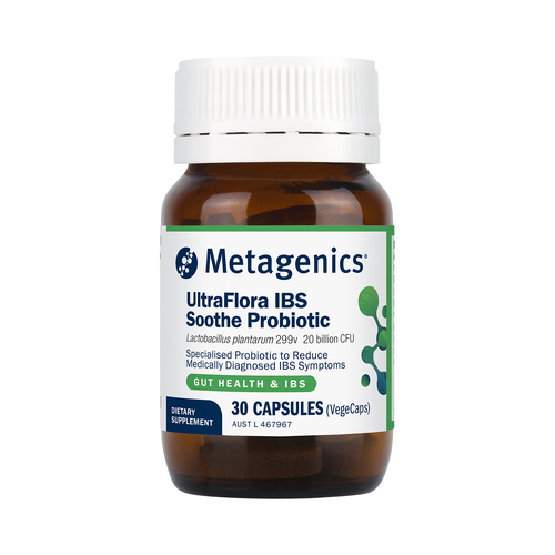 Metagenics UltraFlora IBS Soothe Probiotic 30vc