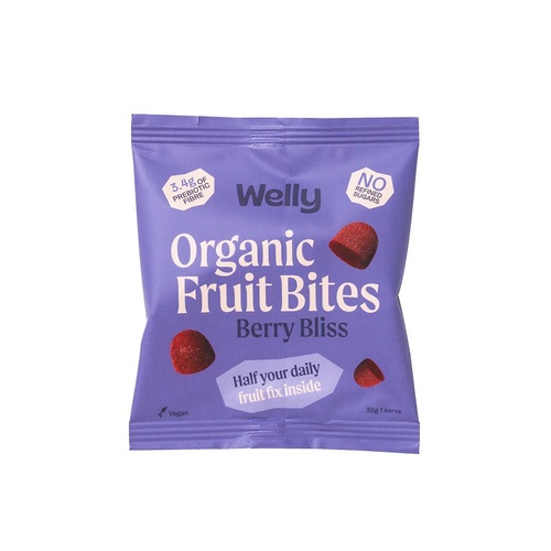 Welly Organic Fruit Bites Berry Bliss 30g x 14 Packs
