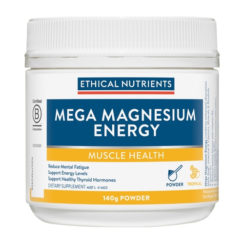 Ethical Nutrients Mega Magnesium Energy Powder 140g