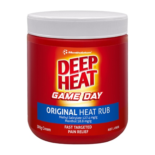 Deep Heat Game Day Original Heat Rub 500g