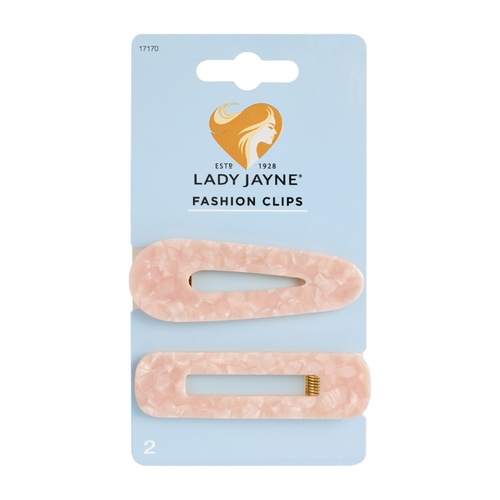 Lady Jayne Fashion Clips Assorted Colours 2 Pack