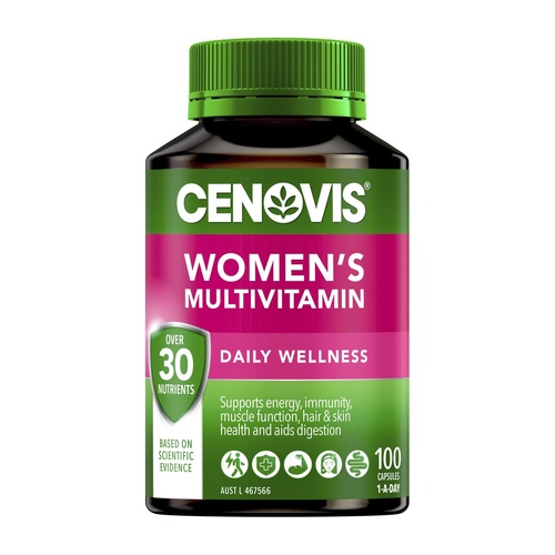 Cenovis Women's Multivitamin Daily Wellness 100 Capsules