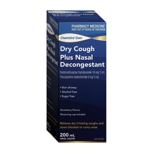 CO Dry Cough + Nasal Decongestant 200ml (S2)