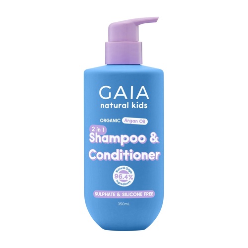 Gaia Natural Kids 2 in 1 Shampoo & Conditioner 350ml