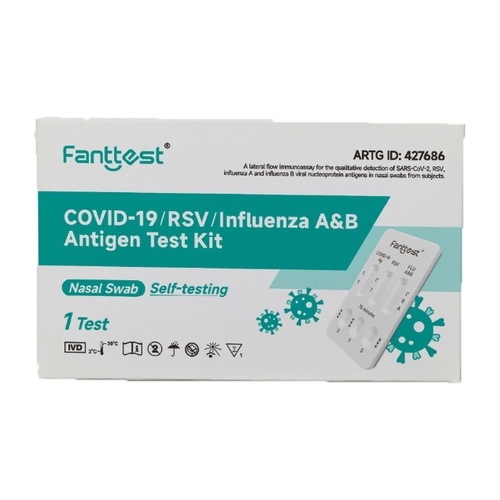 Fanttest Plus RSV A/B COVID19 Test 1 Kit